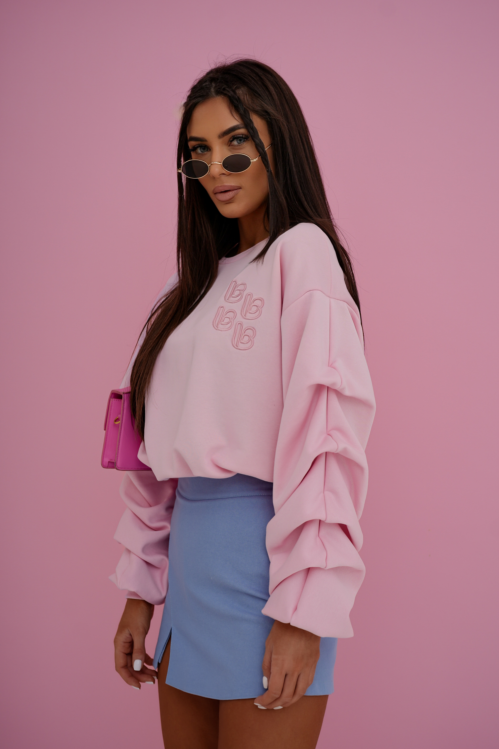 Bluza REMY etro - Jasny róż