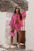 Komplet MOLLY len - Malibu pink